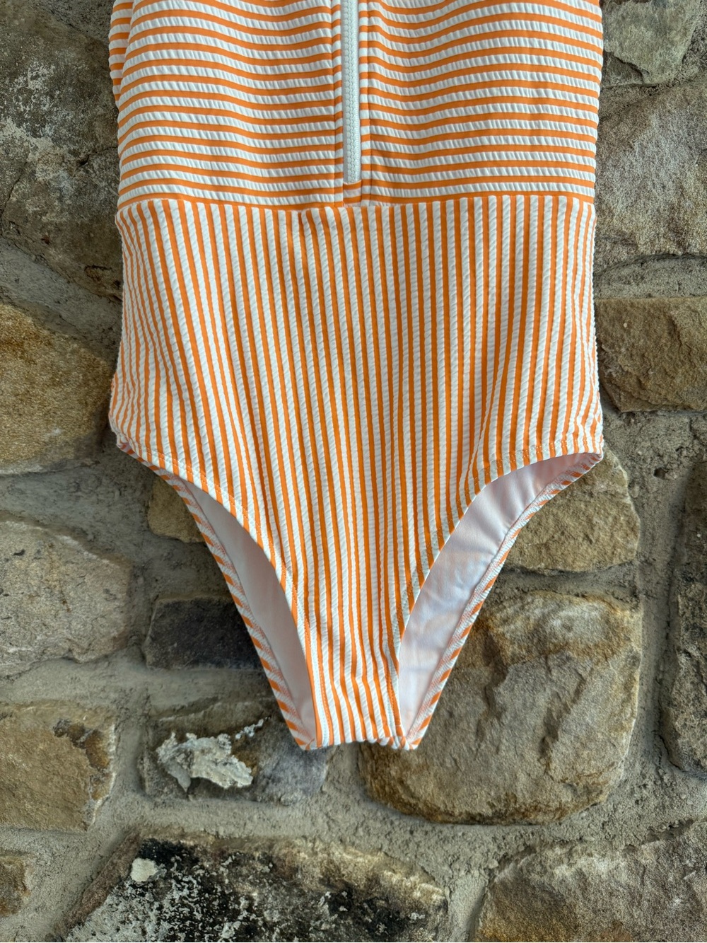 Splendid orange stripe bathing suit medium - Picture 2 of 9